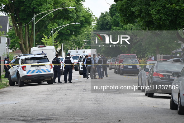 Chicago police are investigating the fatal shooting that is critically injuring one person and killing another on Father's Day. Two people a...