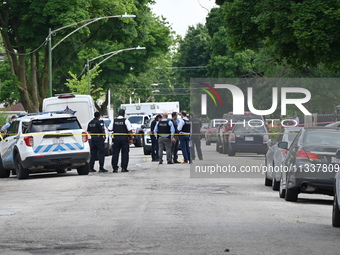 Chicago police are investigating the fatal shooting that is critically injuring one person and killing another on Father's Day. Two people a...