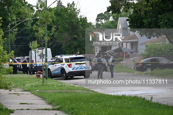 Chicago police are investigating the fatal shooting that is critically injuring one person and killing another on Father's Day. Two people a...