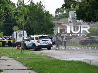 Chicago police are investigating the fatal shooting that is critically injuring one person and killing another on Father's Day. Two people a...