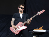 Phil Blake of Nothing But Thieves is performing live in concert during the I-Days Festival 2024 in Milano, Italy, on June 16, 2024 (