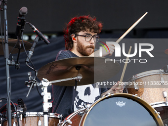 James Price of Nothing But Thieves is performing live in concert during the I-Days Festival 2024 in Milano, Italy, on June 16, 2024 (