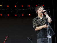 Conor Mason of Nothing But Thieves is performing live in concert during the I-Days Festival 2024 in Milano, Italy, on June 16, 2024 (