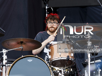 James Price of Nothing But Thieves is performing live in concert during the I-Days Festival 2024 in Milano, Italy, on June 16, 2024 (