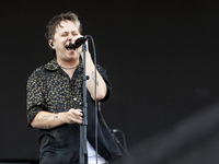 Conor Mason of Nothing But Thieves is performing live in concert during the I-Days Festival 2024 in Milano, Italy, on June 16, 2024 (