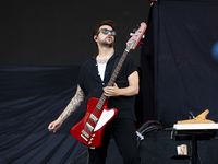 Phil Blake of Nothing But Thieves is performing live in concert during the I-Days Festival 2024 in Milano, Italy, on June 16, 2024 (