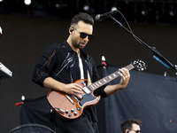 Dominic Craik of Nothing But Thieves is performing live in concert during the I-Days Festival 2024 in Milano, Italy, on June 16, 2024 (