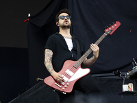 Phil Blake of Nothing But Thieves is performing live in concert during the I-Days Festival 2024 in Milano, Italy, on June 16, 2024 (