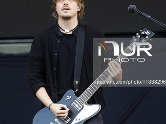 Joe Langridge-Brown of Nothing But Thieves is performing live in concert during the I-Days Festival 2024 in Milano, Italy, on June 16, 2024...