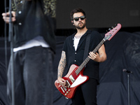 Phil Blake of Nothing But Thieves is performing live in concert during the I-Days Festival 2024 in Milano, Italy, on June 16, 2024 (