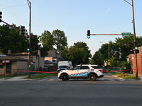 A 43-year-old male is being shot multiple times and is in critical condition in Chicago, Illinois, United States, on June 17, 2024. At appro...