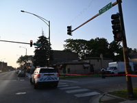 A 43-year-old male is being shot multiple times and is in critical condition in Chicago, Illinois, United States, on June 17, 2024. At appro...