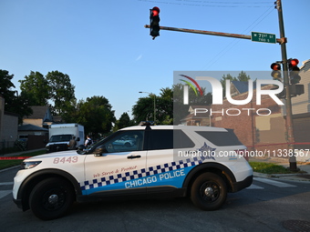 A 43-year-old male is being shot multiple times and is in critical condition in Chicago, Illinois, United States, on June 17, 2024. At appro...