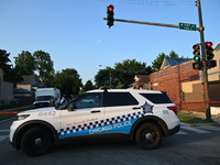 A 43-year-old male is being shot multiple times and is in critical condition in Chicago, Illinois, United States, on June 17, 2024. At appro...