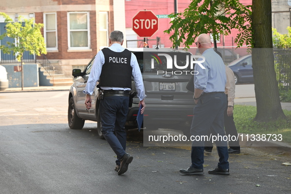 A 26-year-old female is in critical condition after being shot multiple times in the head in Chicago, Illinois, United States, on June 17, 2...