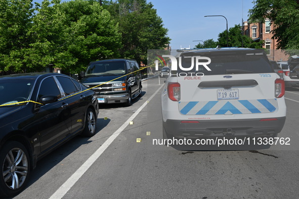 A 24-year-old male is being wounded in a shooting in Chicago, Illinois, United States, on June 17, 2024. At approximately 7:11 a.m., at 2135...