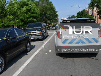 A 24-year-old male is being wounded in a shooting in Chicago, Illinois, United States, on June 17, 2024. At approximately 7:11 a.m., at 2135...