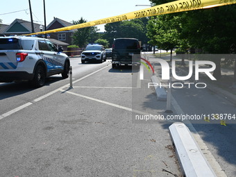 A 24-year-old male is being wounded in a shooting in Chicago, Illinois, United States, on June 17, 2024. At approximately 7:11 a.m., at 2135...