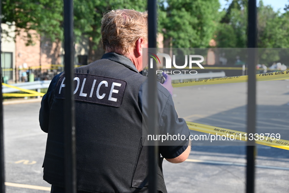 A 20-year-old male is being wounded in a shooting in Chicago, Illinois, United States, on June 17, 2024. At approximately 7:11 a.m., on the...