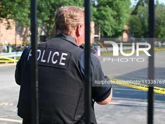 A 20-year-old male is being wounded in a shooting in Chicago, Illinois, United States, on June 17, 2024. At approximately 7:11 a.m., on the...