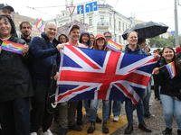 Ambassador Extraordinary and Plenipotentiary of the United Kingdom of Great Britain and Northern Ireland to Ukraine, Martin Harris (2nd R),...