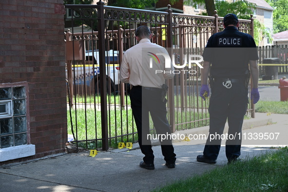 Authorities are locating the crime scene following a shooting that is leaving a 26-year-old female victim in critical condition in Chicago,...