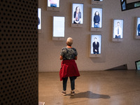 Locals and tourists are visiting the Jewish museum in Berlin, Germany, on June 17, 2024. (