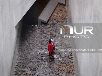 Locals and tourists are visiting the Jewish museum in Berlin, Germany, on June 17, 2024. (