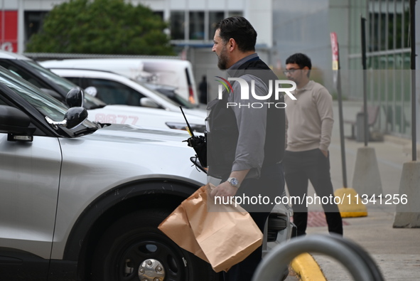 The police are taking out evidence bags at Jewel Osco where the victim who was shot is walking in for help. A 48-year-old male is in critica...