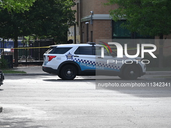 Chicago police are investigating the crime scene where a 7-year-old boy is being shot and killed on the 2200 block of West Jackson Boulevard...