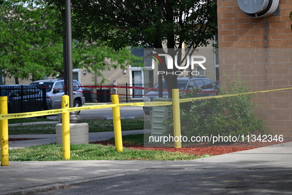 Chicago police are investigating the crime scene where a 7-year-old boy is being shot and killed on the 2200 block of West Jackson Boulevard...