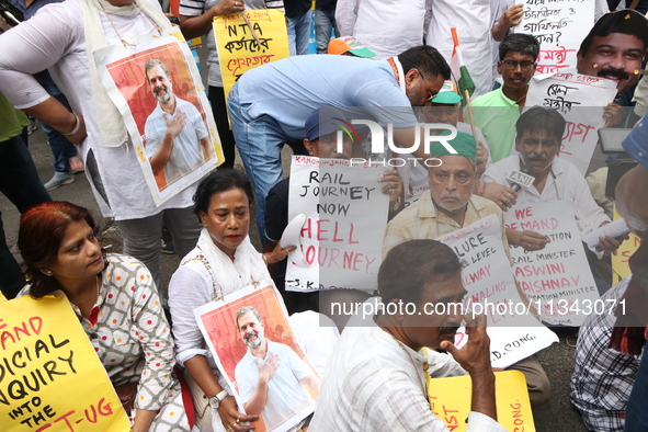 The West Bengal Congress is demanding the resignation of the Central Education Minister and the Central Rail Minister over the recent All In...