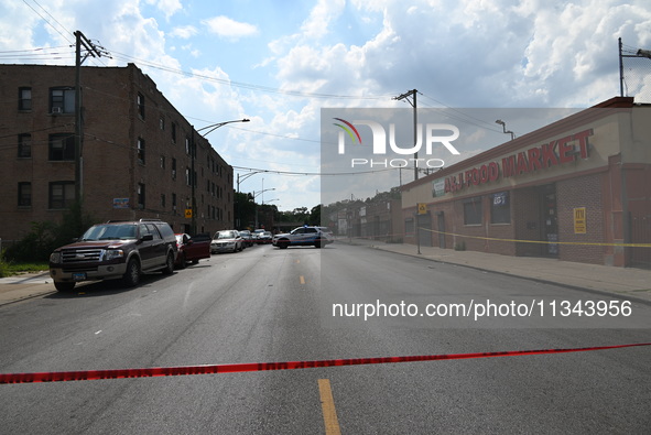 A 22-year-old male is being shot multiple times in Chicago, Illinois, United States, on June 19, 2024. At approximately 12:50 p.m. Wednesday...