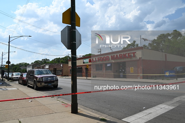 A 22-year-old male is being shot multiple times in Chicago, Illinois, United States, on June 19, 2024. At approximately 12:50 p.m. Wednesday...