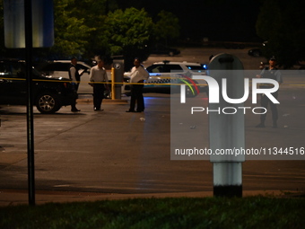 One female victim is dying and one female victim is getting injured in a shooting at a parking lot at 31st Street Beach in Chicago, Illinois...