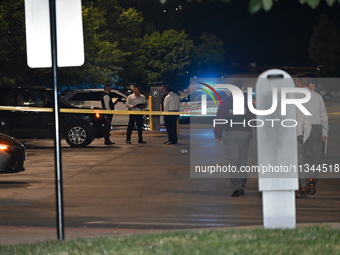 One female victim is dying and one female victim is getting injured in a shooting at a parking lot at 31st Street Beach in Chicago, Illinois...