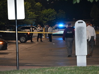 One female victim is dying and one female victim is getting injured in a shooting at a parking lot at 31st Street Beach in Chicago, Illinois...