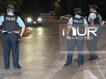 One female victim is dying and one female victim is getting injured in a shooting at a parking lot at 31st Street Beach in Chicago, Illinois...