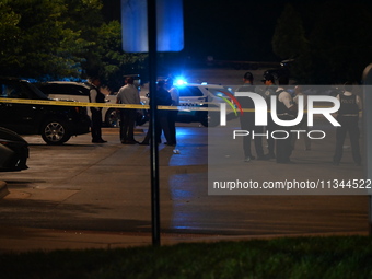 One female victim is dying and one female victim is getting injured in a shooting at a parking lot at 31st Street Beach in Chicago, Illinois...