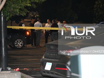 One female victim is dying and one female victim is getting injured in a shooting at a parking lot at 31st Street Beach in Chicago, Illinois...