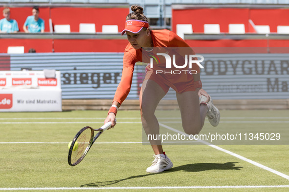 Veronika Kudermetova is participating in the ecotrans Ladies Open, WTA 500 tournament in Berlin, Germany, on June 20, 2024. 