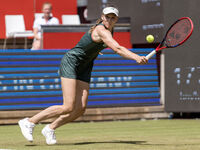 Elena Rybakina is participating in the ecotrans Ladies Open, WTA 500 tournament in Berlin, Germany, on June 20, 2024. (