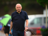 Frederic Vasseur of Scuderia Ferrari is arriving into the paddock during Thursday media day of the Spanish GP, the 10th round of the Formula...