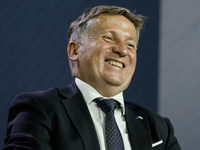 Jarostaw TIMOFIEJUK, Charge d'Affaires a.i., EU Delegation to Ukraine, is attending the Kyiv Security Forum Special event, a conversation wi...