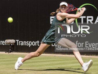 Elena Rybakina is participating in the ecotrans Ladies Open, WTA 500 tournament in Berlin, Germany, on June 20, 2024. (