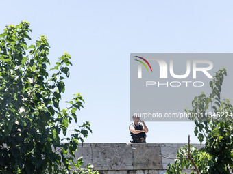 Gathering and protest march of LARCO workers, with the participation of public and private sector trade unions, Athens, June 20, 2024. (