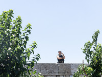 Gathering and protest march of LARCO workers, with the participation of public and private sector trade unions, Athens, June 20, 2024. (