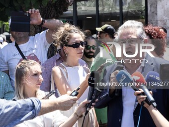 Gathering and protest march of LARCO workers, with the participation of public and private sector trade unions, Athens, June 20, 2024. (