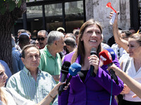 Gathering and protest march of LARCO workers, with the participation of public and private sector trade unions, Athens, June 20, 2024. (