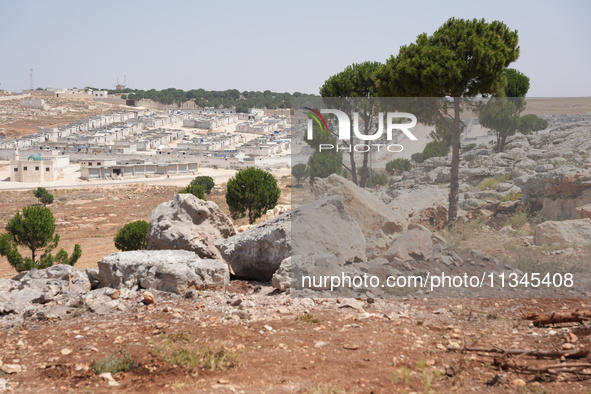 The site of the airstrike that targeted a senior official in the Islamic State. The US Central Command announced that it killed the senior I...